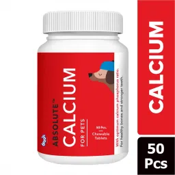 Drools Absolute Calcium Tablet- Dog Supplement, 50 Pieces Chicken 0.2 kg Dry Adult Dog Food-image-6