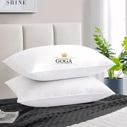 LUXURY Cotton Solid Sleeping Pillow Pack of 2-35