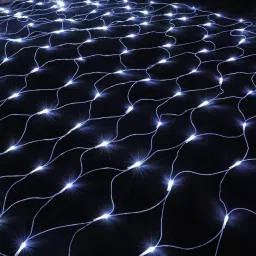 home delight 192 LEDs 3 m White Flickering Net/Mesh Rice Lights image 2