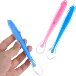 vparents Baby Feeding Spoon Set Of 2 With Ultra Supple 100% Silicone Tip - Silicone-picture-34