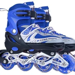 jolary Adjustable Size Inline Skates | Roller Skates Shoes for Beginners In-line Skates - Size 3-6 UK image 4