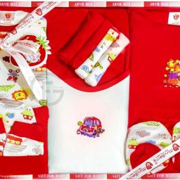 New Born Baby Gifts Set-13 Pcs (RED)-image-27