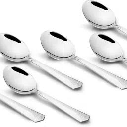 Divine Tea Spoon Set of 6 Pcs Stainless Steel Coffee Spoon Set-19