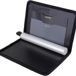 kopila PU 20 Heavy Leaf's Grey office/document holder/certificate/report file folder Set of 1 A4 & FS Size image 3