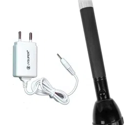 GLOWISH 9050 RECHARGEABLE FLASHLIGHT WITH DUAL LED BULBs Torch Torch-3
