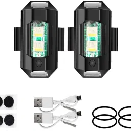 Front and Back USB charging bicycle And Bike light LED Headlamp-image-7