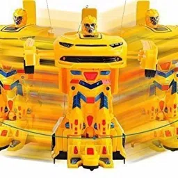 vikrida Auto Converting Car to Robot Toy with Lights & Sound Transformer Toy for Kids image 3