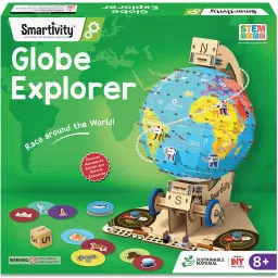 Globe Trotters Augmented Reality STEM Educational DIY Fun Toy with Free App, Educational & Construction based Activity Game for Kids 8 to 14, Made in India-34
