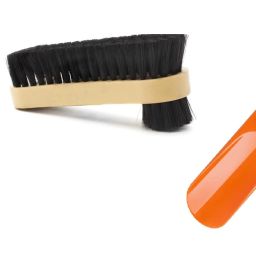 Oinic 1-Black Shoes Liquid Polish, 1-Dual SIde Shoes Brush & 1-Shoe Horn (Pack of 3) Leather, Synthetic Leather Shoe Liquid Polish-image-27