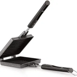 Heavy Duty Non-Stick Sandwich Toaster for Stove Use Compatibility with Gas Toast-image-4
