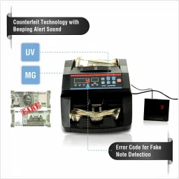 VMS Essentials CCM04 with UV & Magnetic Counterfeit Detection – Fast Note Counting Machine image 3