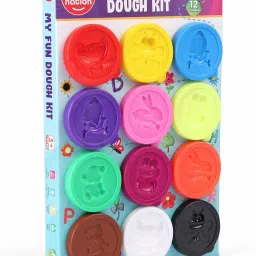 12 in 1 Dough Clay Set for Kids| Art/Craft Activity Birthday Gift for 3+Yrs Kids-7