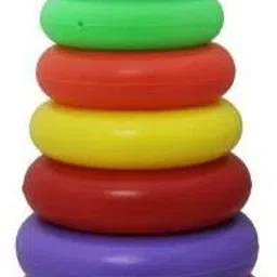 Stacking 7 Rings ,Brilliant Basics Rock-a-Stack, Multi Color | Kids Learning, Stacking, Colors, Shapes, Designs-21