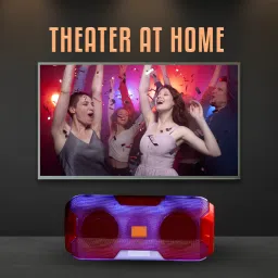 GOOD FUN Stone 660 Bluetooth Speaker 90W RMS Sound RGB LEDs,IP6,BT5.3 Multi-Compatibility 10 W Bluetooth Laptop/Desktop Speaker image 3