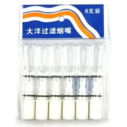 (White) Cigarette Filter Holder Portable & Reusable Clean Tobacco Smoking Tar Plastic Outside Fitting Hookah Mouth Tip-image-25