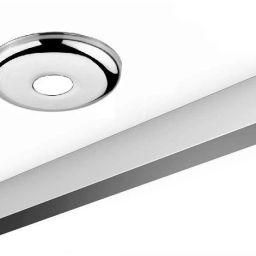 24 INCH SS Bathroom Overhead Square Shower Arm with Wall Flange (Pack of 1) Fixed Mount-image-43