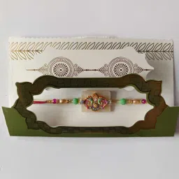 marwari traders Designer Resin Rakhis features stunning colourfull motif Assorted Rakhi Set image 4