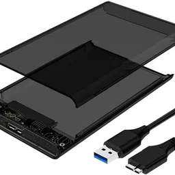 Seemecx SATA Hard Disk case, USB 3.0 Portable HDD Enclosure 2.5 inch Shock Resistant Hard Drive Enclosure-picture-39