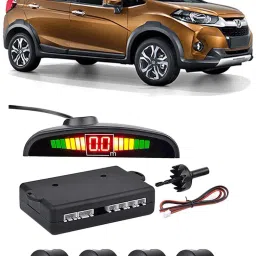 AB168 Black Car Reverse Parking Sensor with LED Display 4 Sensor A168 Parking Sensor-image-0