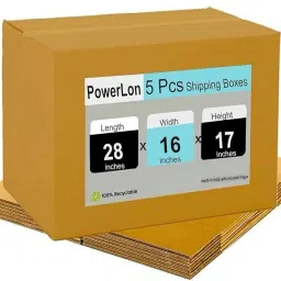 Heavy Duty Double Wall Carton Cardboard Box For Packing, Shifting and other Purpose, Box Size : 28x16x17 Inch Packaging Box-image-40