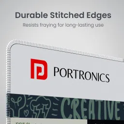 Portronics Comfipad 2 Extended Mouse Pad, Windows Shortcuts, Non-Slip Base, Stitched Edges Mousepad image 5