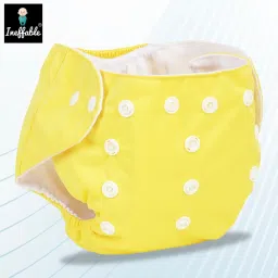 ineffable Baby Reusable Cloth Diaper Nappies With Multi Layered Microfiber Insert Pad image 4