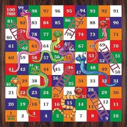 fast rush Snack Ladder & Ludo Game, 2 in 1 Combo Educational Board Games image 3