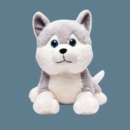 Stuffed Soft Toy for Kids hus ky Dog Puppy Animal Toy - 35 cm-image-63
