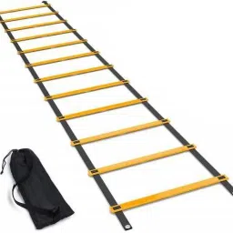 Agility Ladder 4 meter Speed Training Ladder with 16 Adjustable Rungs, for Soccer, Football, Sports Training - Includes Heavy Duty Carry Bag Speed Ladder-picture-19