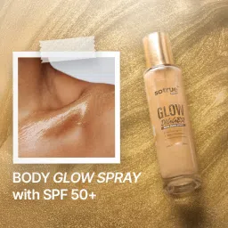 sotrue Glow Digger Body Glow Spray 30 ml, Infused with Pearlescent Shimmer for Body, Highlighter image 2