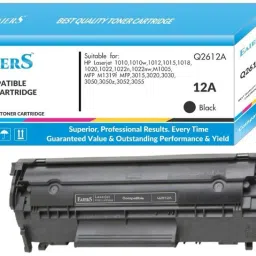 EAIERS 12A Premium Quality Laserjet Toner Cartridge, Black Q2612A Black Ink Toner-image-24