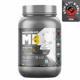 MuscleBlaze Biozyme Iso-Zero,  2.2 lb  Low Carb Tropical Mango -8