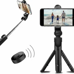 utkrist BLUETOOTH SELFIE STICK TRIPOD FOR PHOTO VIDEO REELS VLOG Tripod, Monopod image 4