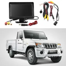 4.3inch Display + Parking Camera for Bolero Pickup (2012 to Present) Black LCD-11