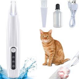 LED Dog Hair Trimmer for Paws Buttocks Wounds Multicolor Pet Hair Trimmer-image-47