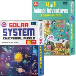 4 in 1 Animal Adventure & Solar System | Set of 2-image-85