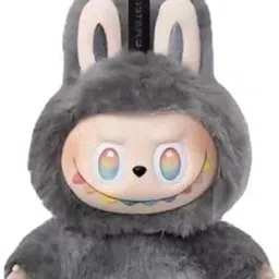 shopogenix Labubu Inspired Fluffy Plush Dolls – Cute Bunny Toy Set with Expressions - 12 mm image 5