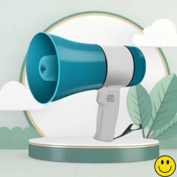 Handheld Megaphone with Siren, Microphone & Rechargeable for Outdoor EventsA391 Megaphone Portable Megaphone Siren Loudspeaker Function &Long Battery BackupQ391 Outdoor PA System-12