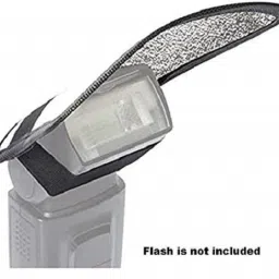 ALFASIYA Silver White Flash Diffuser Reflectors for Flash, Pack of Three (3) Pieces Camera Flash Diffuser (White, Silver) Any Camera Flash Diffuser image 2