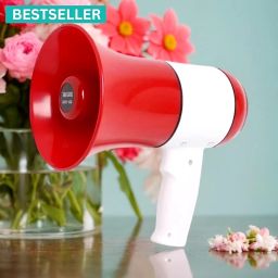 Handheld (Megaphone with Recorder) (Bhopu Talk Record Play) & Siren MusicRE527 Handheld (Megaphone) (Bhopu) Horn with USB & SD Card Port for AnnouncingRE527 Outdoor, Indoor PA System-13