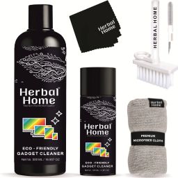 Herbal Home Gadget Cleaner 100 Ml And 1 Cloth And 1 Brush ,1Refill Bottle 500 Ml ,1 Cloth for Laptops, Computers, Gaming, Mobiles-19