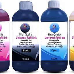 HYNEAR 664 Ink (1Ltr) For L100 L110 L130 L200 L210 l220 L310 L355 L300 L350 Printers Black + Tri Color Combo Pack Ink Bottle-image-12