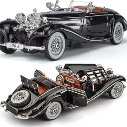1:24 Mercedees Benz 500K Toy Car Model, Diecast Collectible Pull Back-image-81