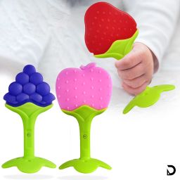 dakos Fruits Shape Teethers for Baby, Baby Chew Toys & Mittens Teether image 5