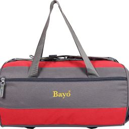 30 L Hand Duffel Bag - 30 Liter 17 inch Grey Gym Sports & Mini Travel Bag With Shoes Compartment - Grey - Regular Capacity-image-38