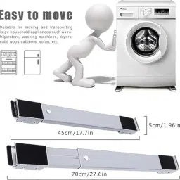 Washing Machine Stand Movable Adjustable Base – Universal Refrigerator Stand Rowing Machine-image-20