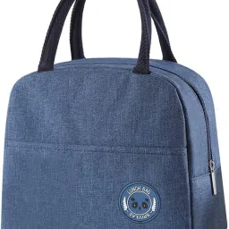 Lunch Tiffin Storage Bag for Office, College & School Polyester, Regular Size Waterproof Lunch Bag-image-9
