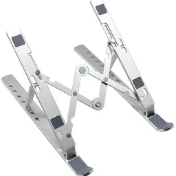 NIYAMKAAY Compatible with all devices Laptop Stand Foldable Adjustable,Bed,Table & etc Laptop Stand-32