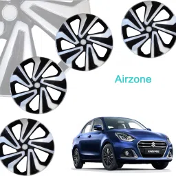 CAR WHEEL CAP/WHEE CORONA 'A' DEGINE "SILVER_BLACK" 14 INCH Wheel Cover For Maruti Swift Dzire, Xcent, Celerio, Amaze, Micra, KUV 100, Grand i10, Swift, Brio, Vista, Indigo, Ritz, Figo-image-83