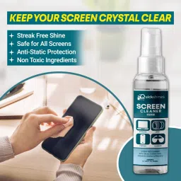 Quickshines Screen Cleaner Spray for Computers, Laptops, Mobiles, Gaming image 2